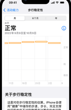 仁怀iPhone手机维修如何在iPhone开启'步行稳定性通知'