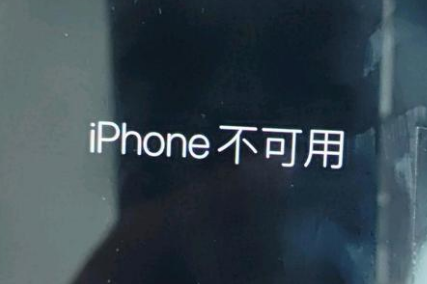 仁怀苹果服务网点分享锁屏界面显示“iPhone 不可用”如何解决 