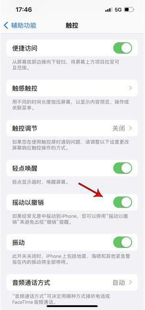 仁怀苹果手机维修分享iPhone手机如何设置摇一摇删除文字 